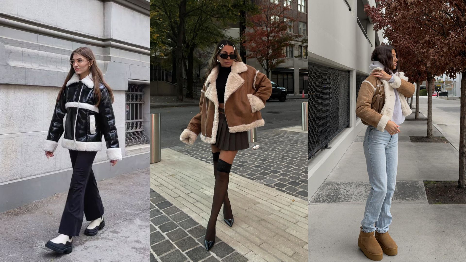 Shearling Jacket Outfits Defining Sophistication in Winter Wear