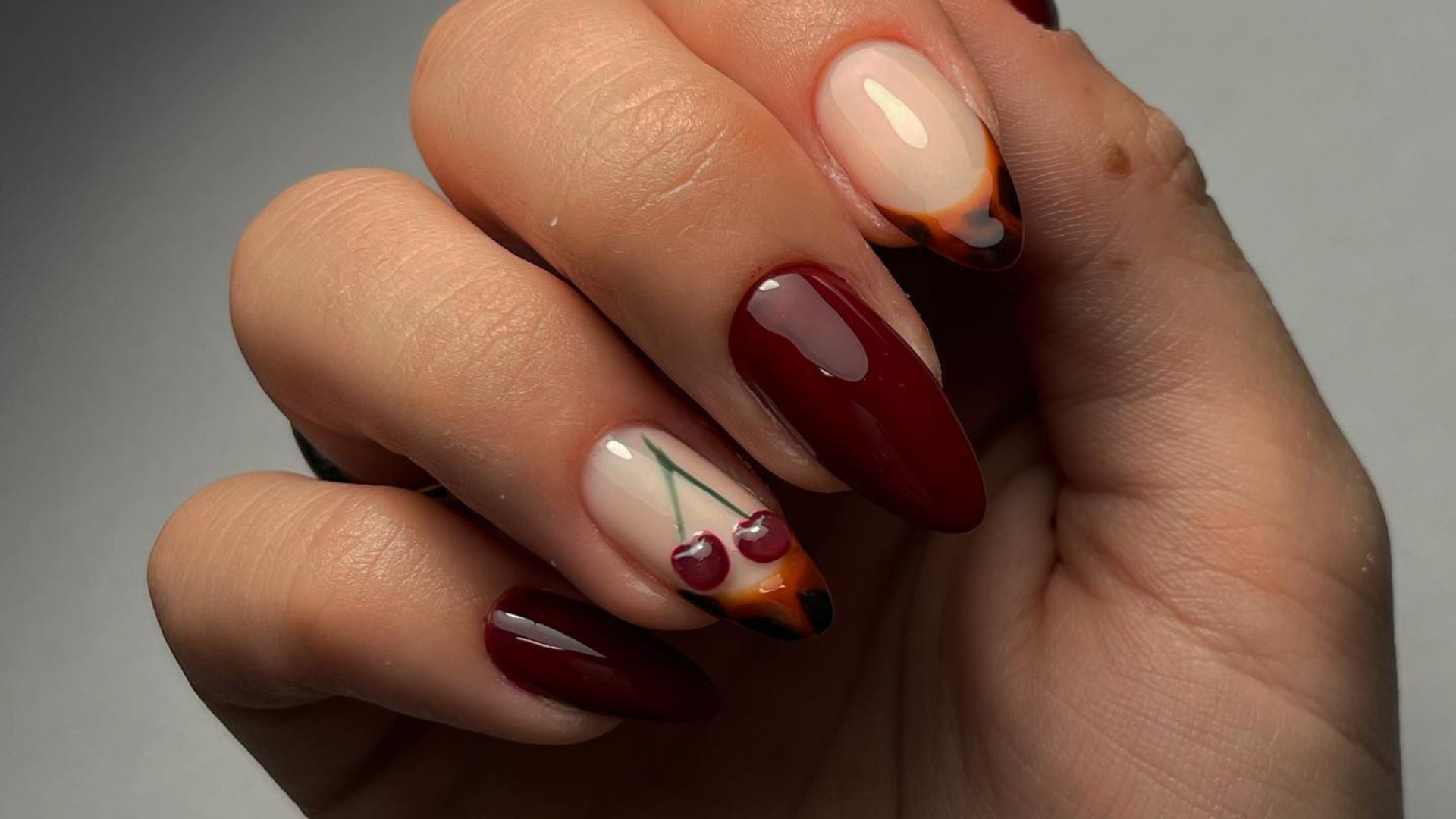I’m Spotting Cherry Manicure Over and Over—Yes, They’re Really That Cool