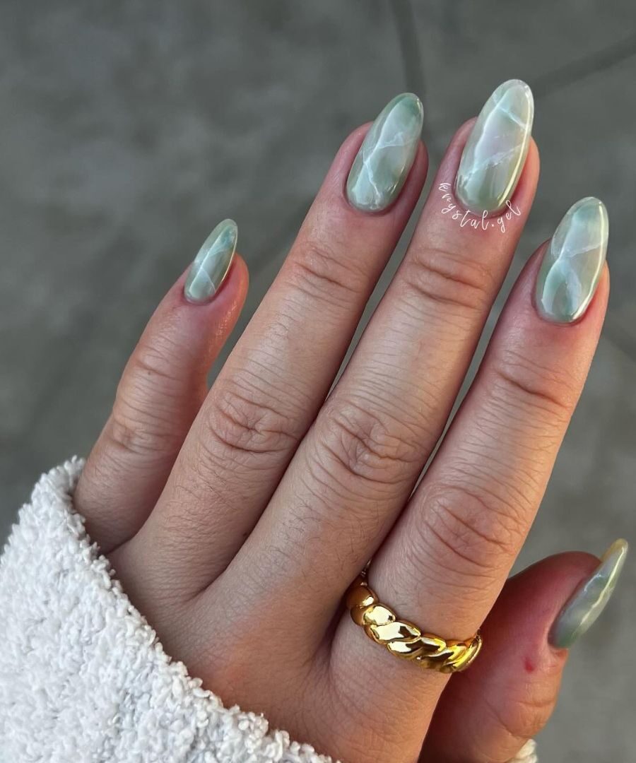 Marble Nails That Keep Coming Up on Everyone’s Feeds