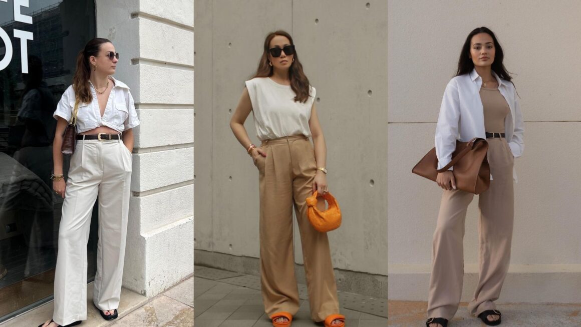 How to Wear Beige Pants