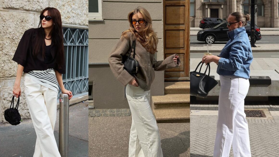 Many Ways to Style White Jeans