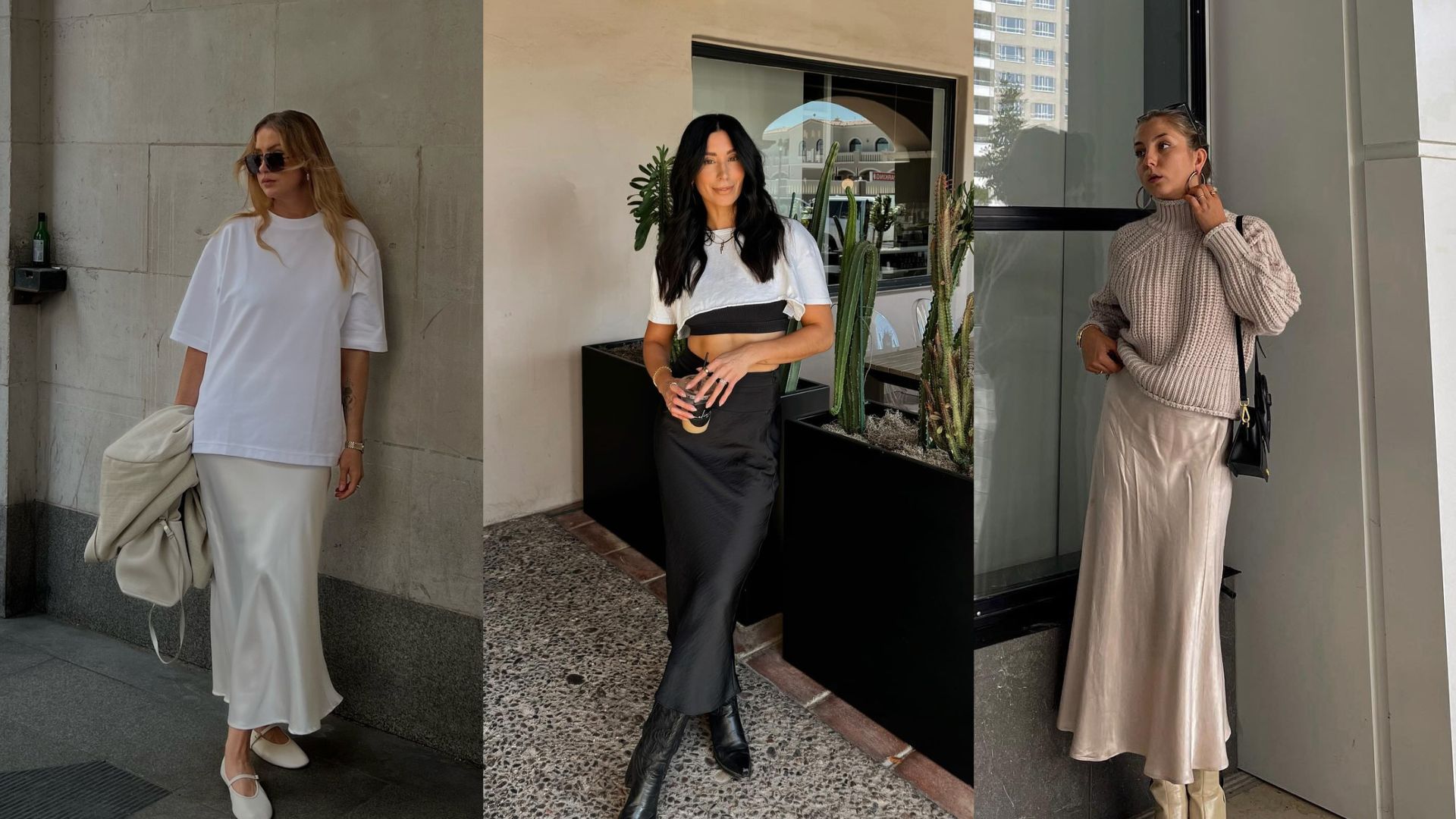 My Saved Satin Skirt Outfits Solve Every Lazy Dilemma