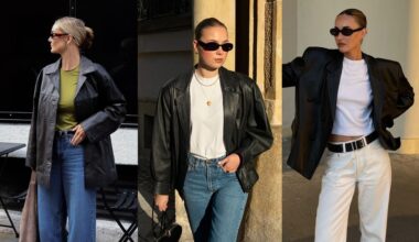 Ways to Style a Leather Blazer